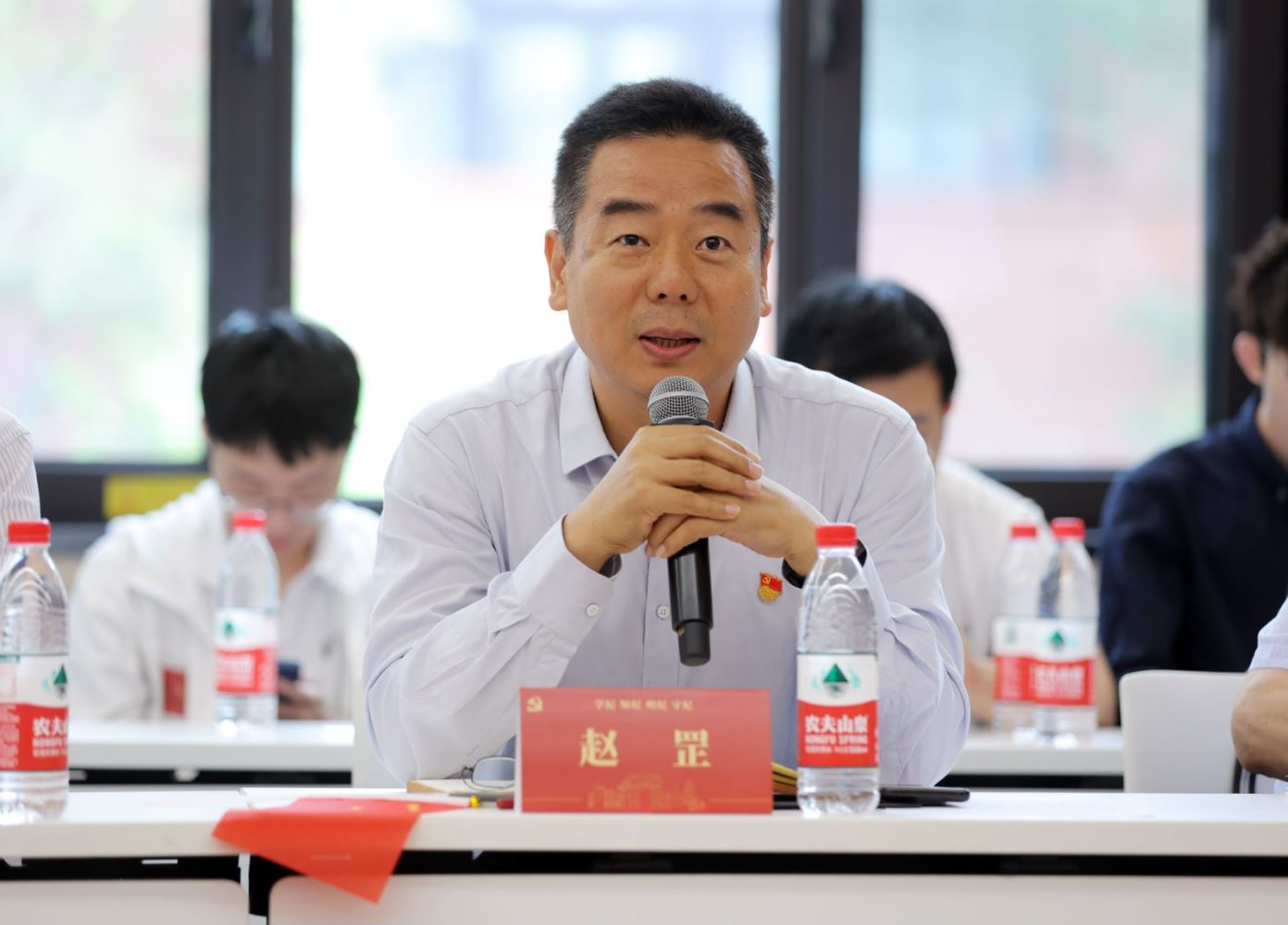 20240618-beat365官方唯一入口开展党纪学习教育全校毕业生师生联合主题党日-无-赵罡参加纪检监察巡视联合党支部、数博二党支部、马博212党支部、自硕22党支部师生联合主题党日.png